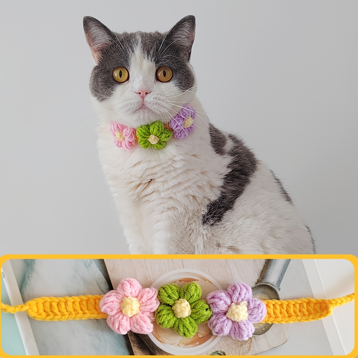 Flower cat clearance collar