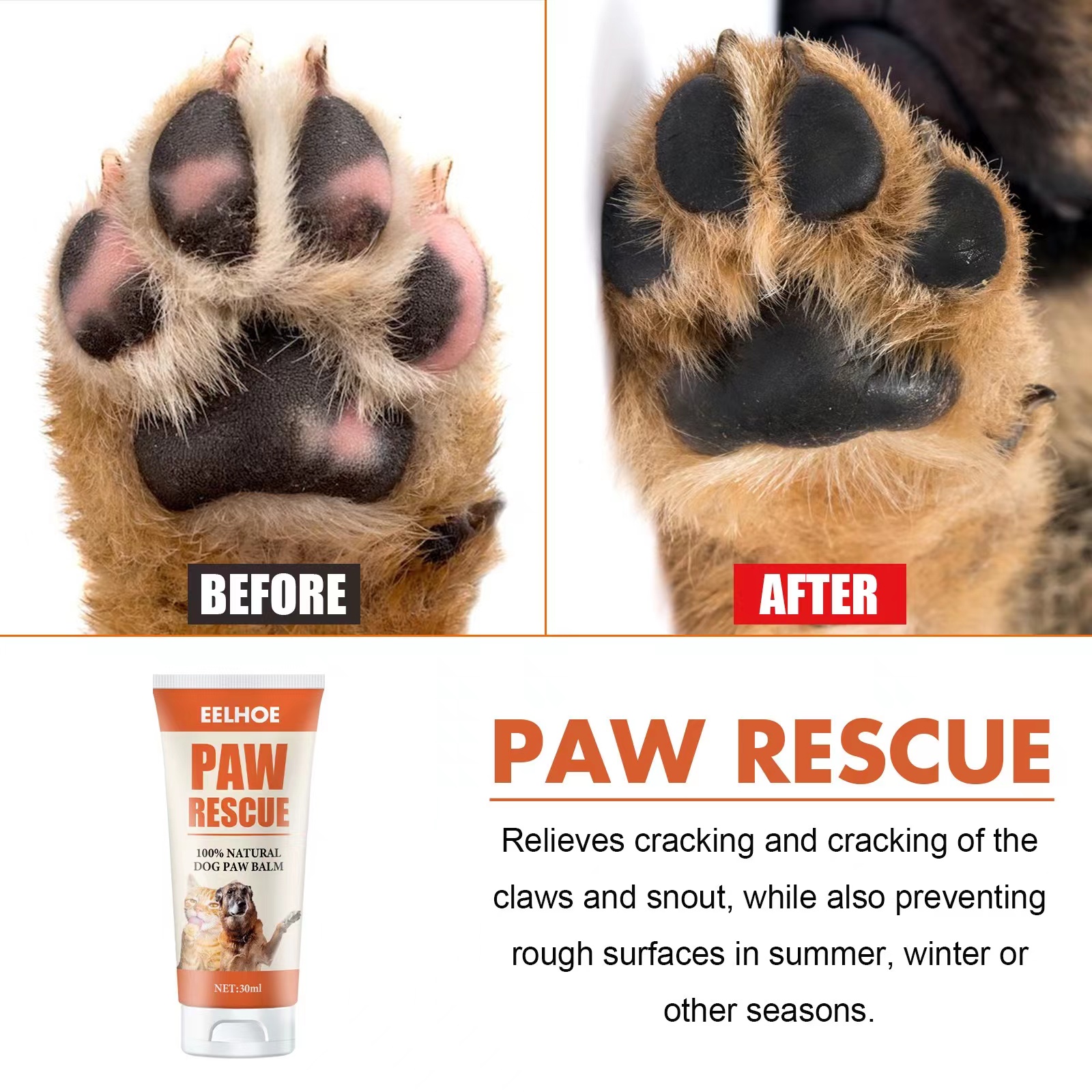 Revive Your Pet's Paws With Our Foot Pad Soother Ointment Temu