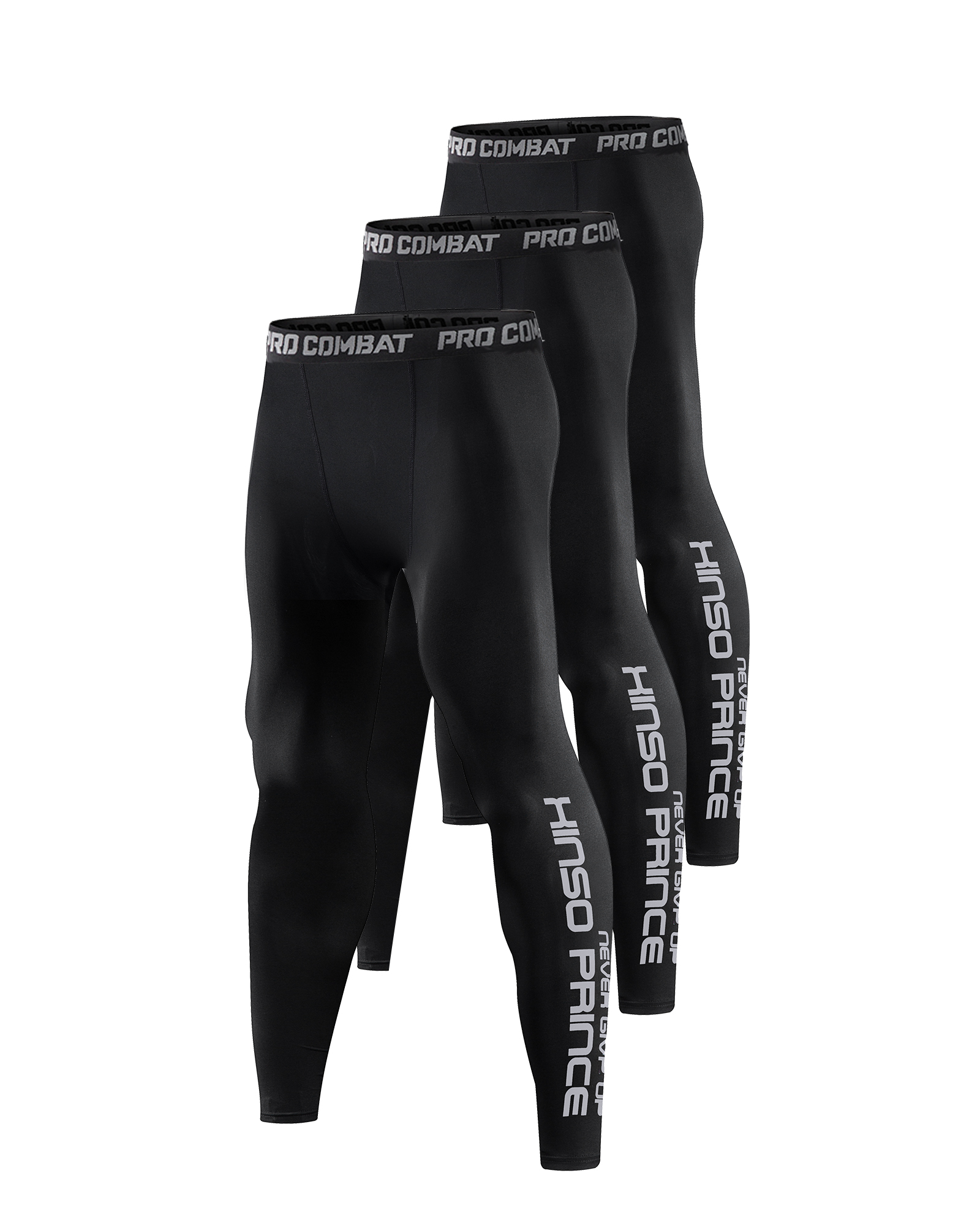 3pcs Pantalones de compresión para hombres, capa base deportiva, ropa  interior para correr, leggings cálidos de invierno para yoga