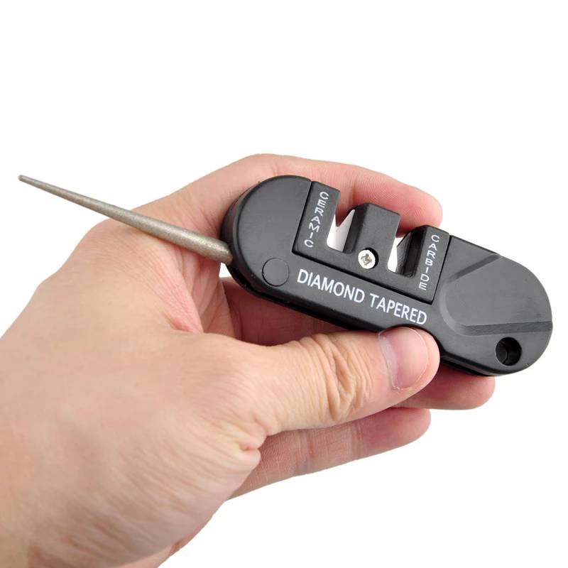 4 in 1 Hand Sharpener: Tungsten Steel Diamond Ceramic - Temu