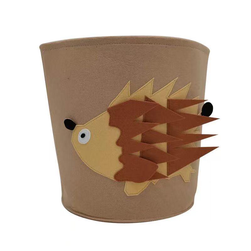 13 8 14 6in 35 37cm cartoon felt storage bucket   childrens toys clothes infant storage details 7