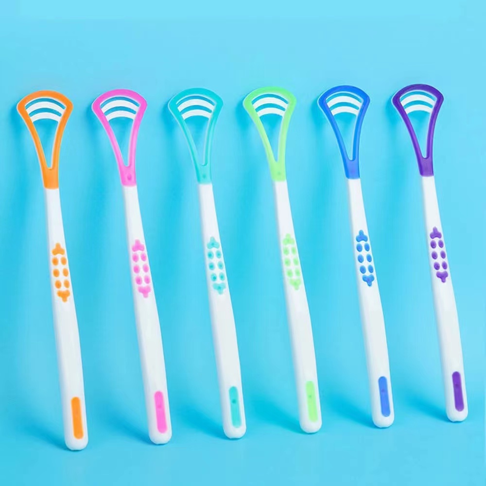 Tongue Scraper Tongue Brush Bpa Free Oral Hygiene Tool Help Temu