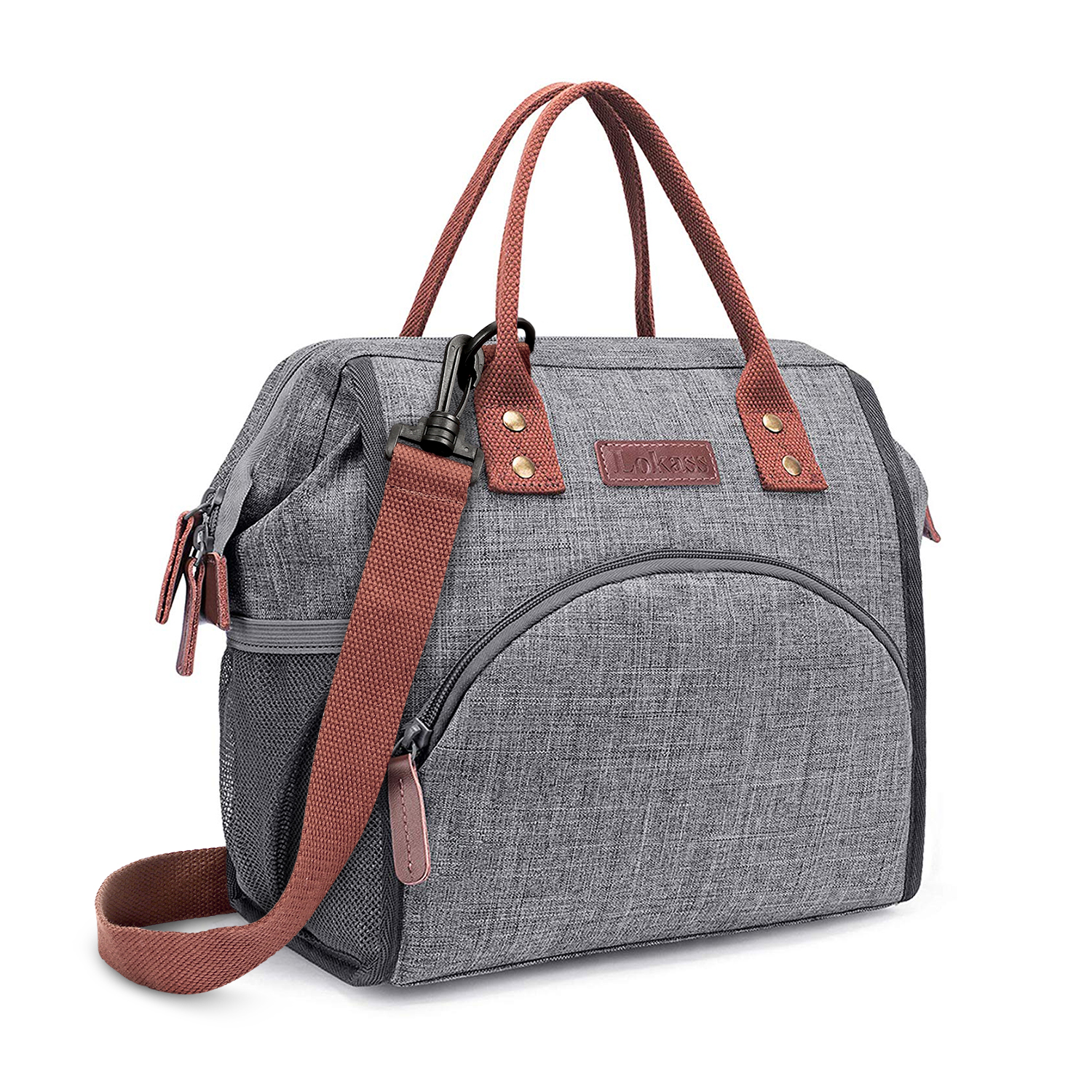 Stylish Insulated Lunch Bag With Wide-open Design, Removable Shoulder  Strap, And Large Drinks Holder - Perfect For Women, Men, And Adults  On-the-go! - Temu