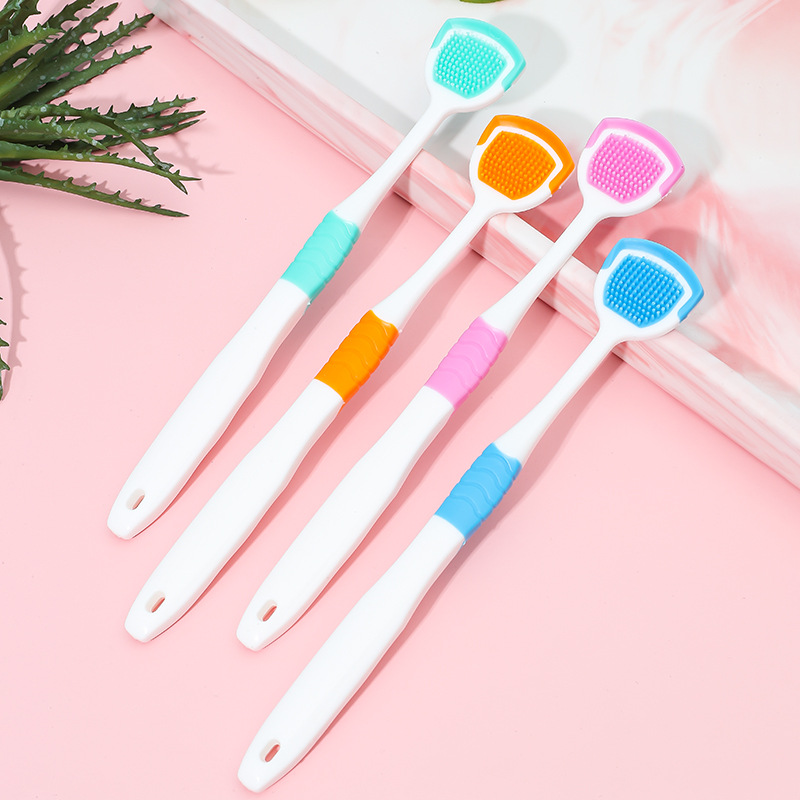 Tongue Brush Multi function Tongue Scraper Silicone Tongue Temu