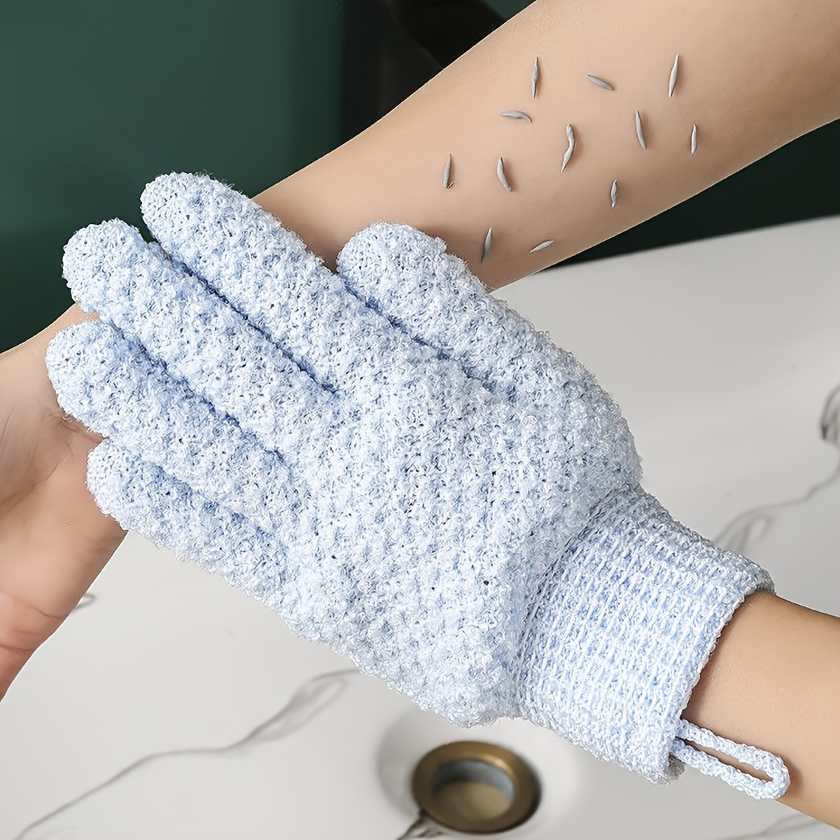 

Exfoliating Bath Gloves For Shower - Deep Exfoliating, Body Scrub Shower Scrubber, Shower Exfoliating Gloves For Women & Men