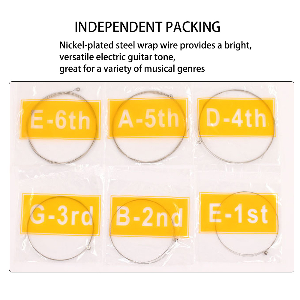 High quality Nickel coated Steel Electric Guitar Strings Temu