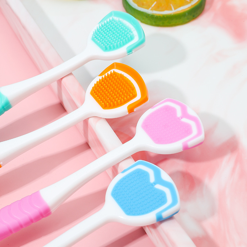 Tongue Brush Multi function Tongue Scraper Silicone Tongue Temu
