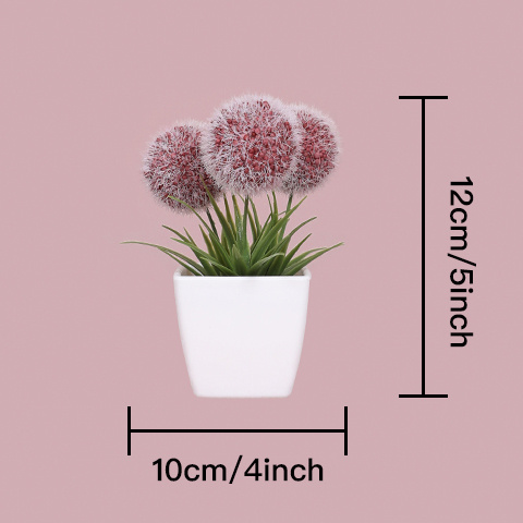  FEILANDUO 6 plantas artificiales pequeñas en maceta para baño,  sala de estar, estantes, decoración de plantas de plástico para decoración  de escritorio : Hogar y Cocina