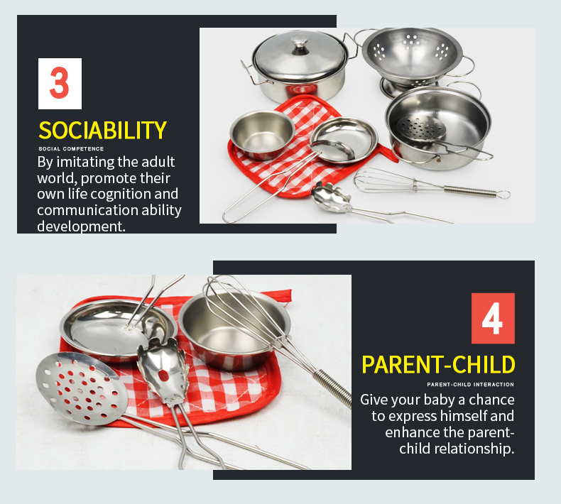 Stainless Steel Miniature Kitchen Set For Kids Includes Cooking Utensils,  Pots, And Pans Perfect For Simulation Play House Toys LJ201211 From Cong05,  $18.19