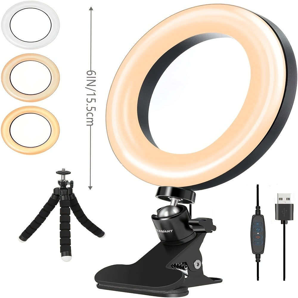 Ripley - ANILLO DE LUZ LED DE 6 PULGADAS CON TRÍPODE PARA VIDEO Y  MAQUILLAJE  MINI LUZ LED PARA CÁMARA CON SOPORTE PARA T