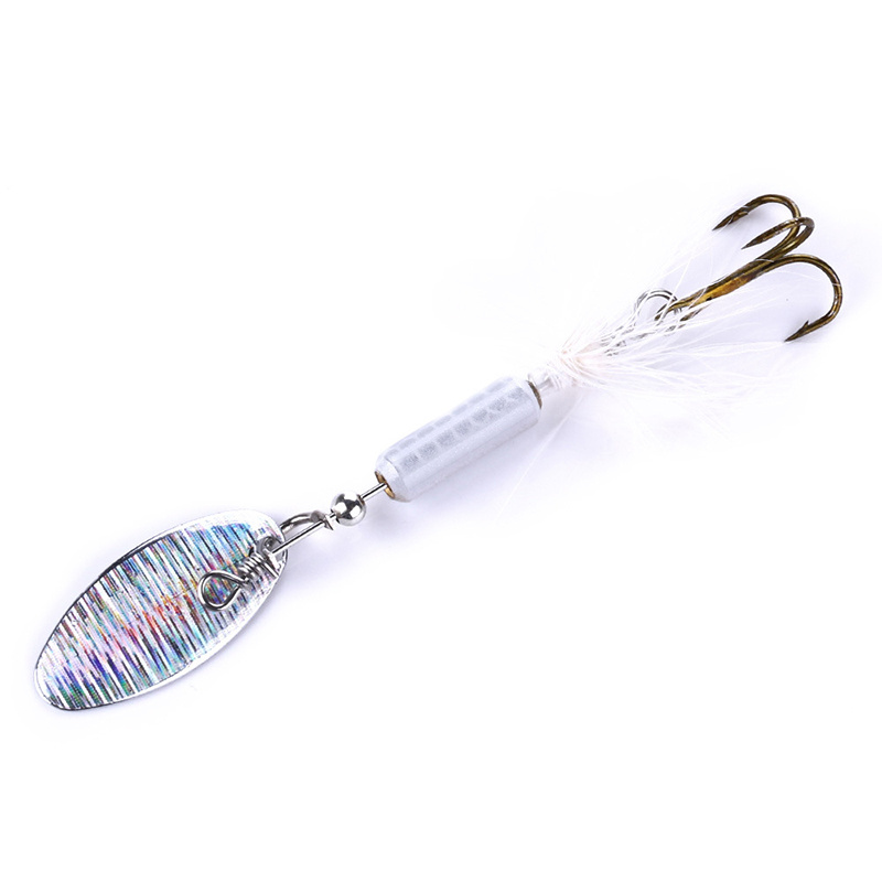 FREGITO 4 PCS Fishing Lures Spinnerbait, Spinner Baits Bass Fishing Lure  with Copper Willow Double-Blade, Rooster Tail Fishing Lures for Freshwater  Saltwater Bass Salmon Pike Trout : Buy Online at Best Price