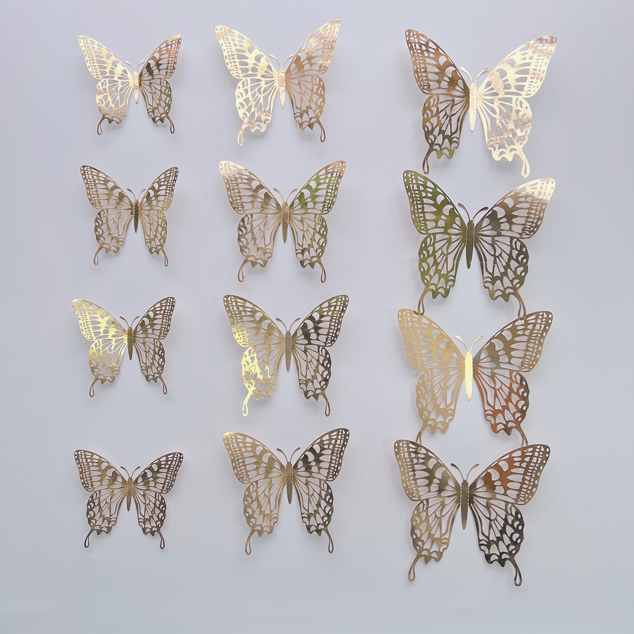 Butterfly Cardboard Decoration, 3d Butterflies Wall Sticker