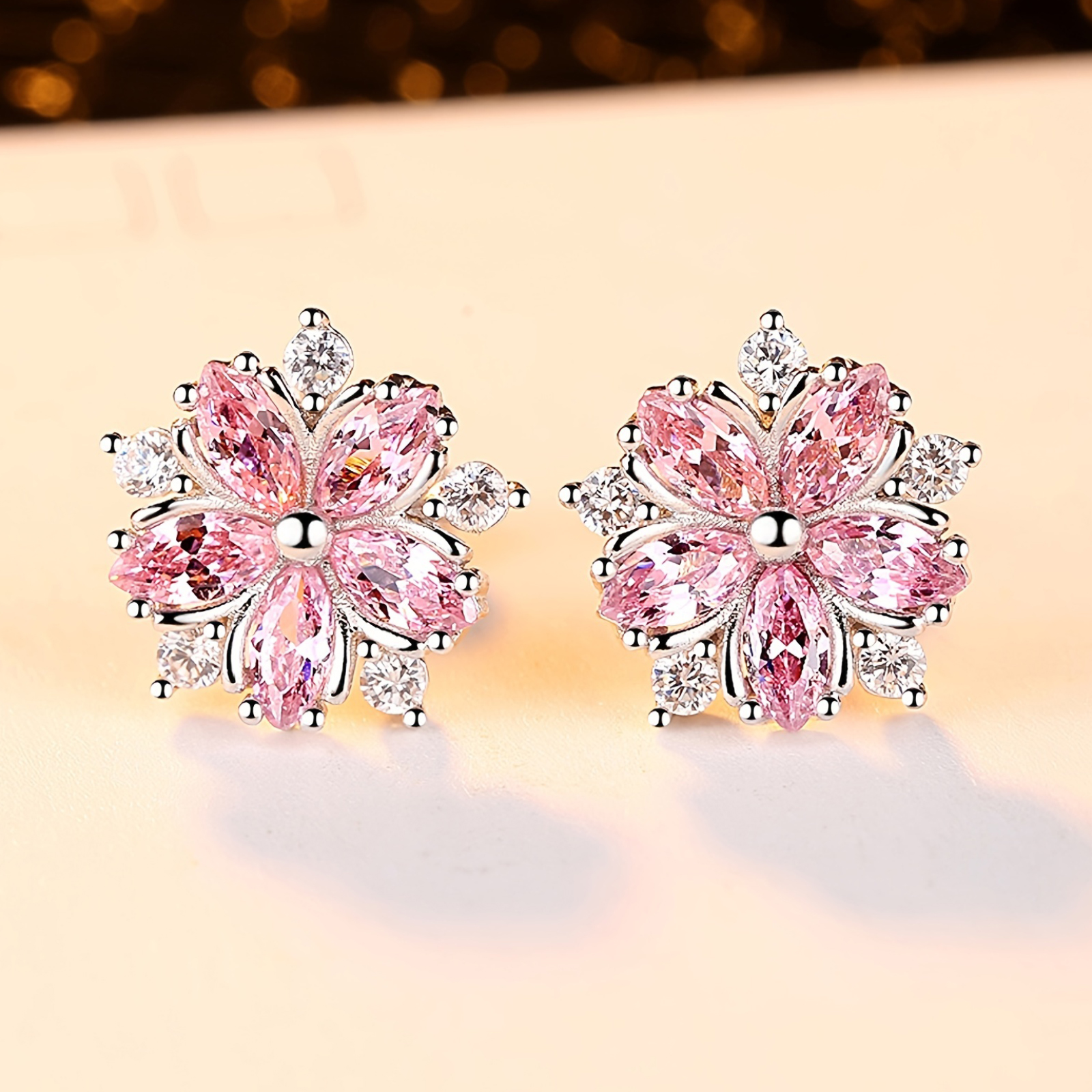 Blooming Earrings S00 - Fashion Jewelry