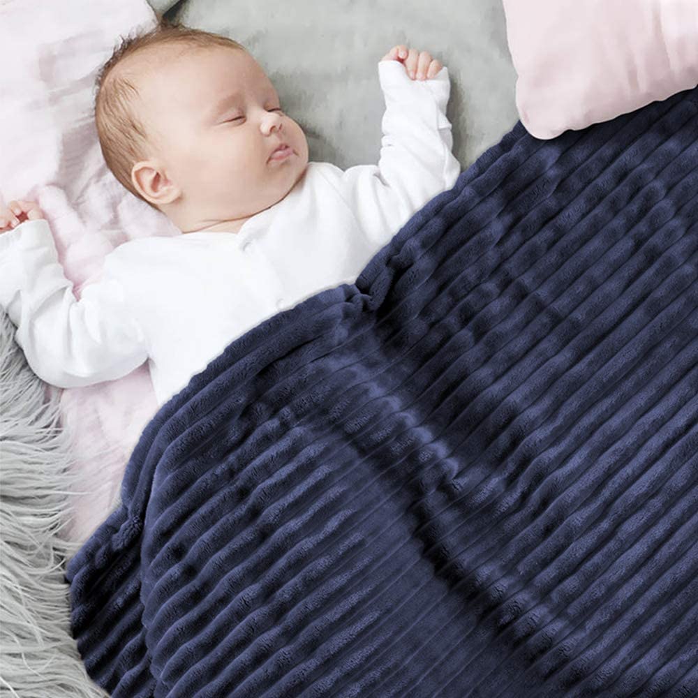 TILLYOU - Manta suave de microvellón polar para niños y niñas, grande y  ligera para cuna para cama de bebé, cálida y acogedora para guardería,  siesta