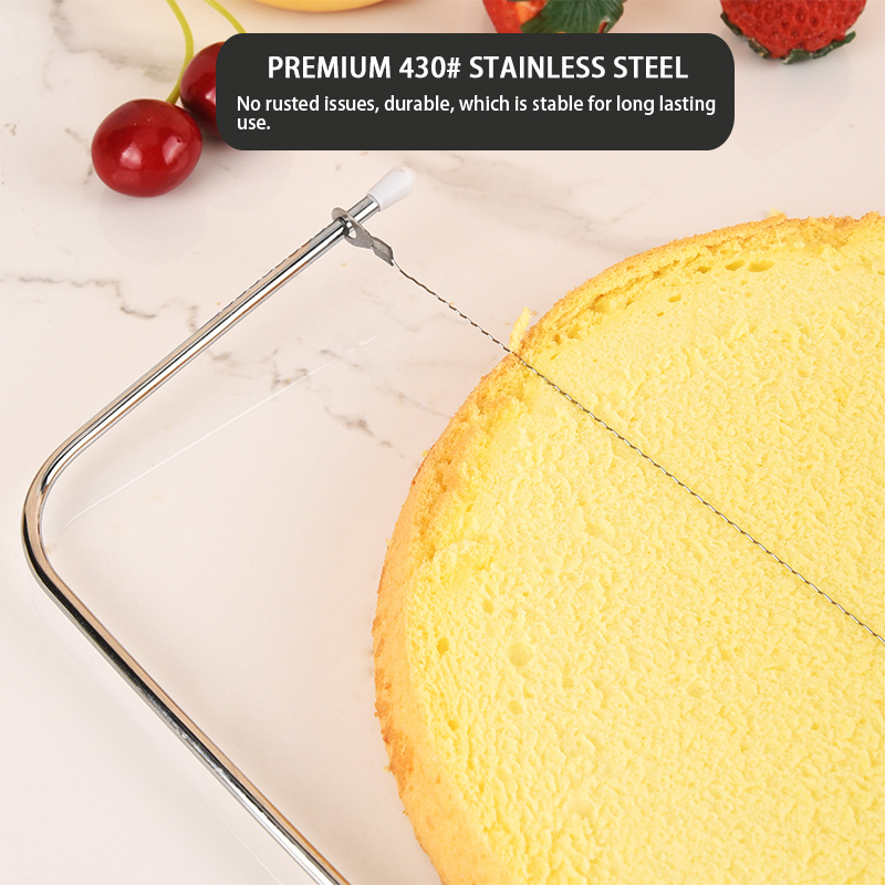 1pc Stainless Steel Single Wires Cake Layer Slicer Cake Temu