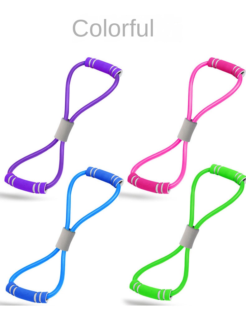 8-shape Resistance Band Stretcher For Shoulder And Back - Home Fitness ...