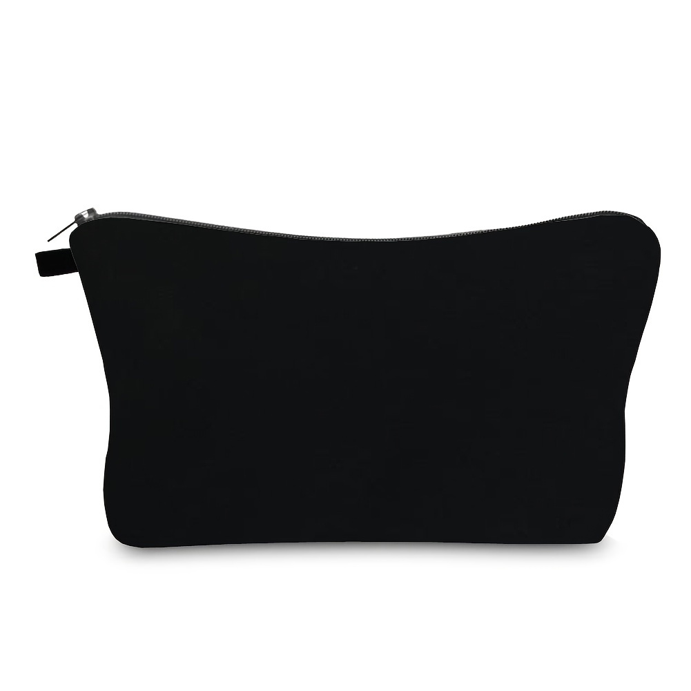 

Cosmetic Bag Makeup Bags For Women, Small Makeup Pouch Travel Bags For Toiletries Waterproof Black