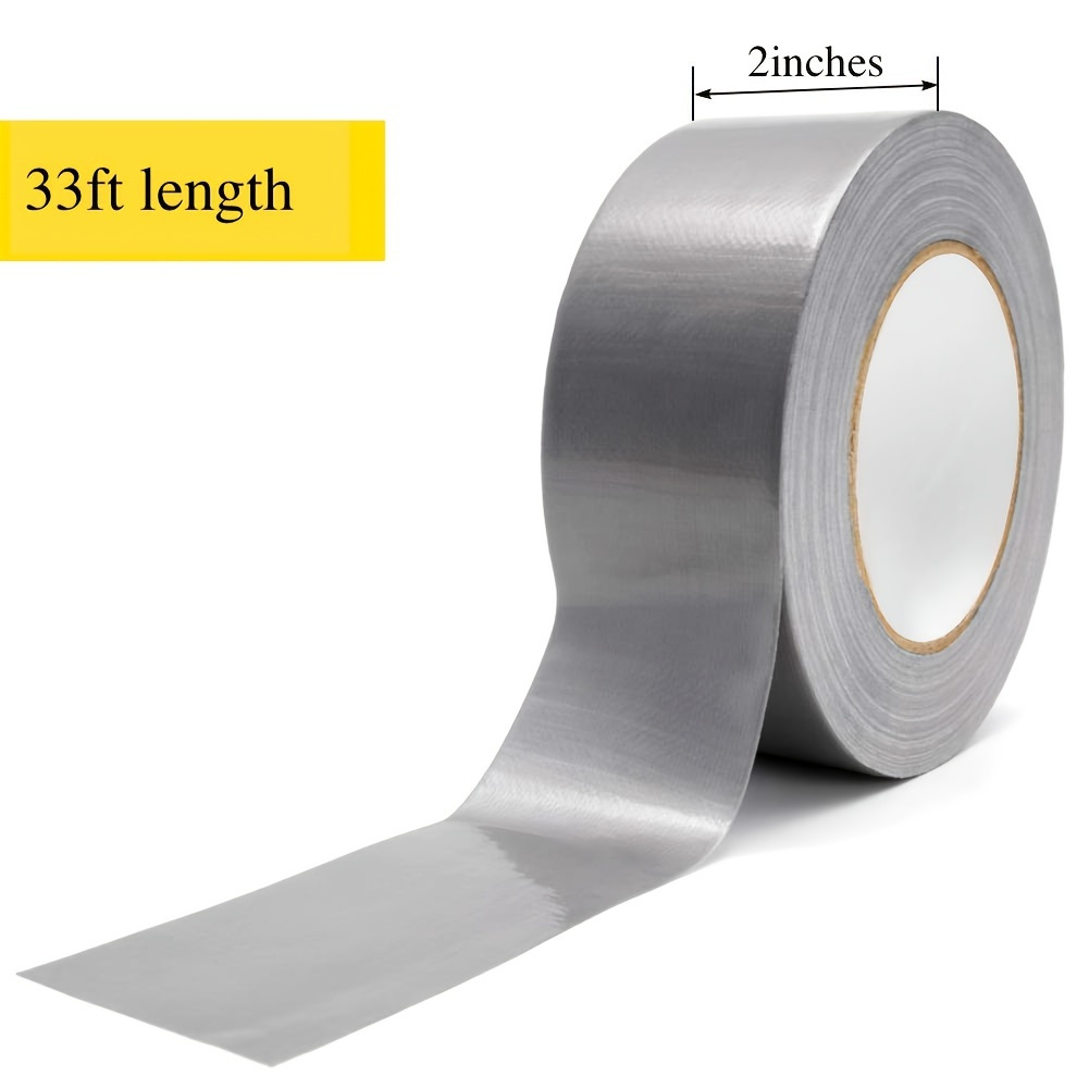 

Heavy Duty Silver Duct Tape - Professional Grade, 10 Mil Thickness, 50mm X 10m - Perfect For Multi-purpose Repairs! Tapes For Auto Repair Shop Restaurant Hotel