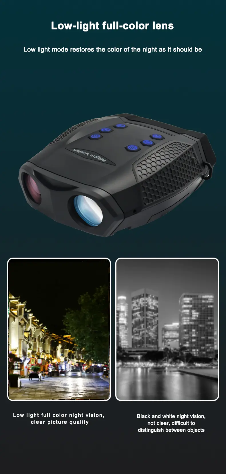 super long range 4k night vision binoculars fhd digital telescope waterproof ip65 details 5