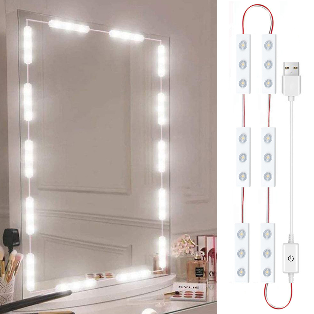 Light up deals mirror vanity