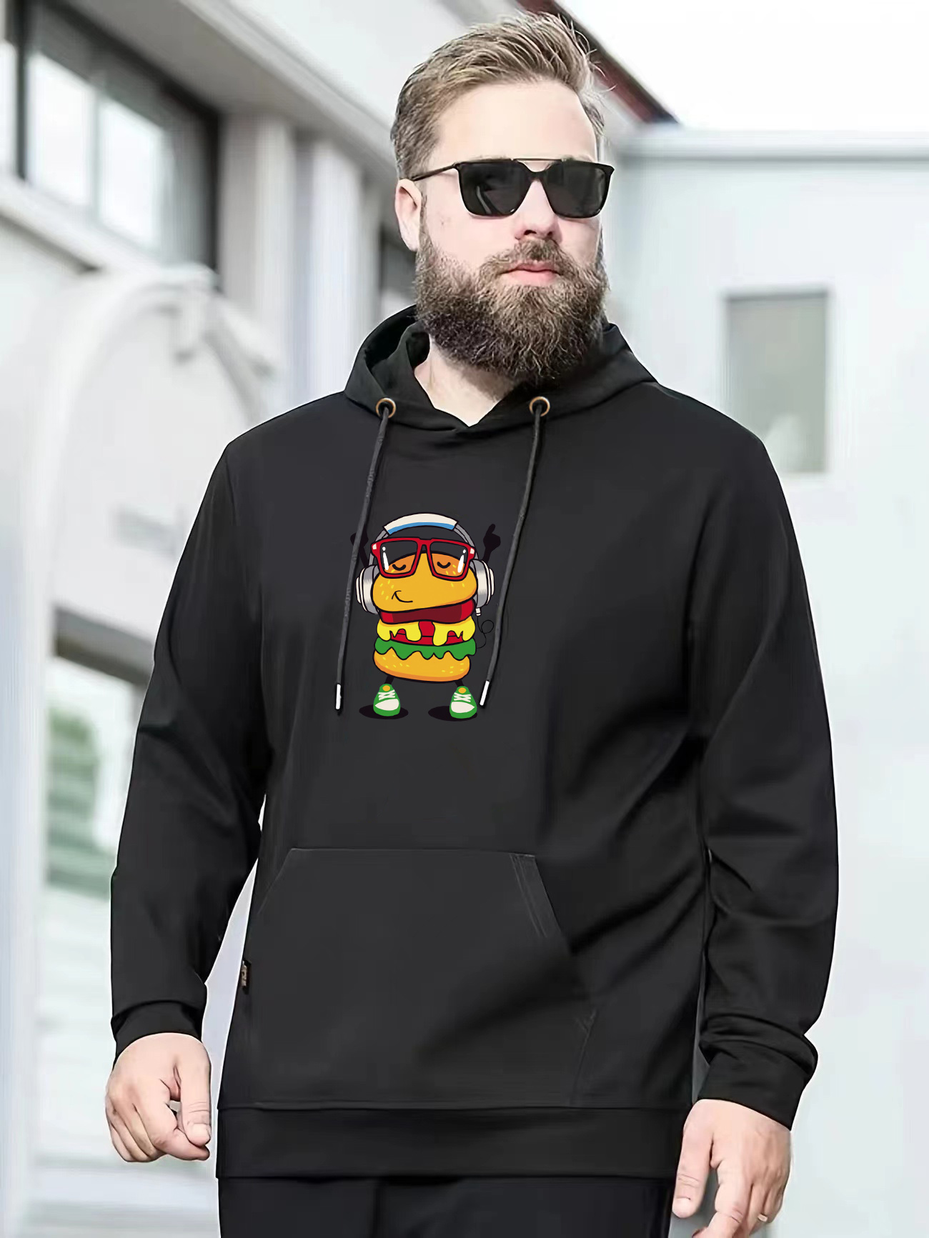 Moletom masculino 2024 plus size