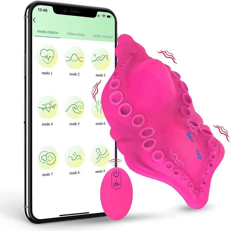 1pc Wearable Panty Vibrator With App Control Vibrating Eggs, Rechargeable Butterfly Vibrators Clitorals Stimulator Vibrating Panties Wearable Sex Toy For Women