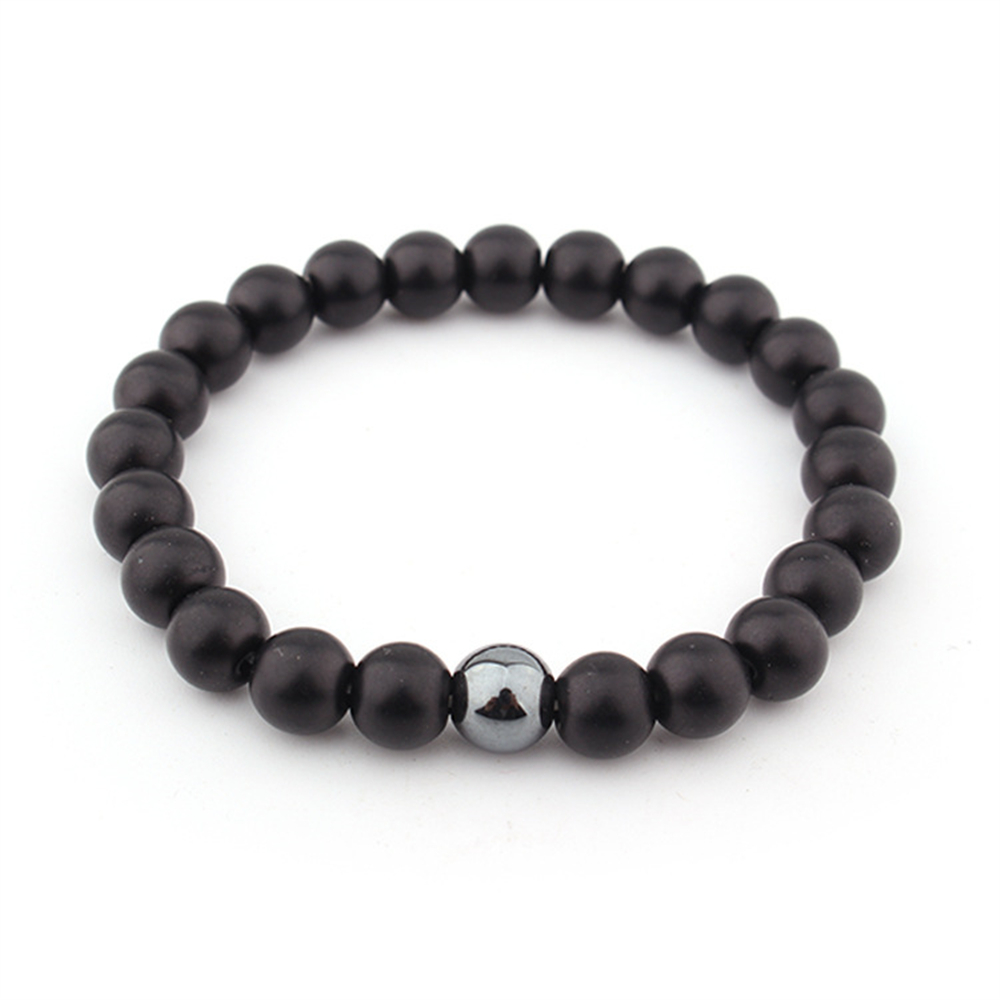 Natural Stone Volcanic Stone Braided Bracelet