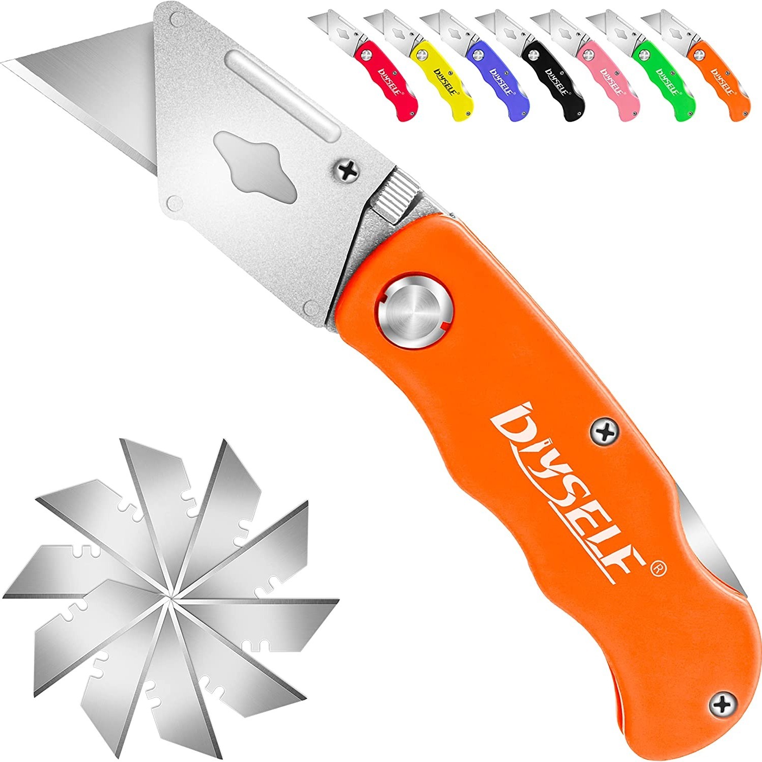 Box Cutter Folding Utility Knife Lightweight Box Cutters - Temu