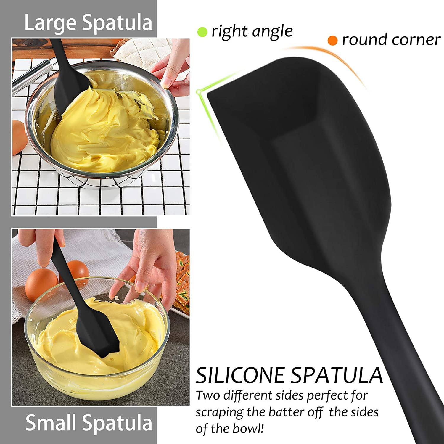 Silicone Pan Scraper Kitchen Utensil Cleaning Spatula Baking Cooking Cake  Pastry Tools Oil Soft Head Washing Scraper Brush - AliExpress