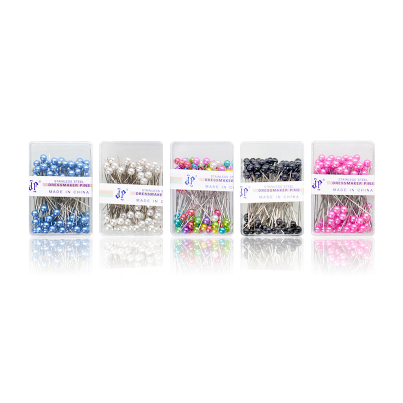 Samfox 800pcs Sewing Pins, Pearlized Head Straight Pins with Colored Heads  for Quilting, Dressmaker Jewelry Craft Decoration with Transparent Cases, 4  Colors - Yahoo Shopping