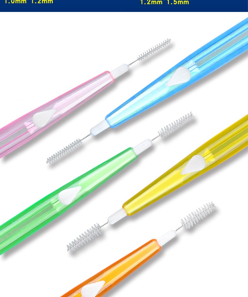 Interdental Brush Toothpick Push pull Interdental Brush - Temu