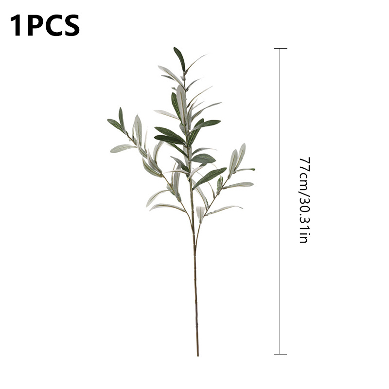 Image of Artificial Green Leaf Fruit Fake Plants Wedding Home Photography Props Flowers Arrangement Decoration Indoor