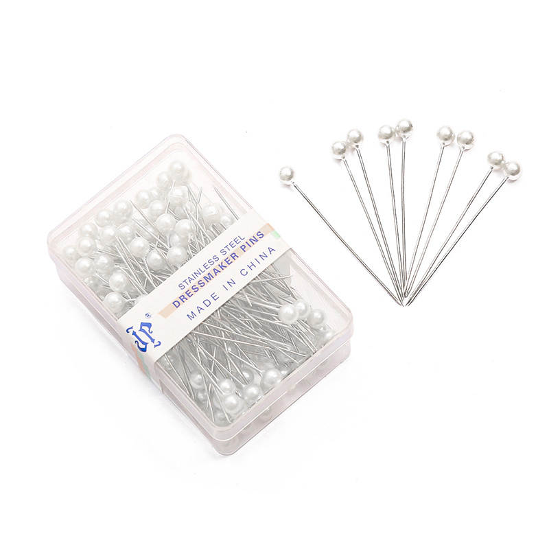 AEXGE Round Ball Head Quilting Pins Sewing Pin Straight Pins,Pack of 100  (White)