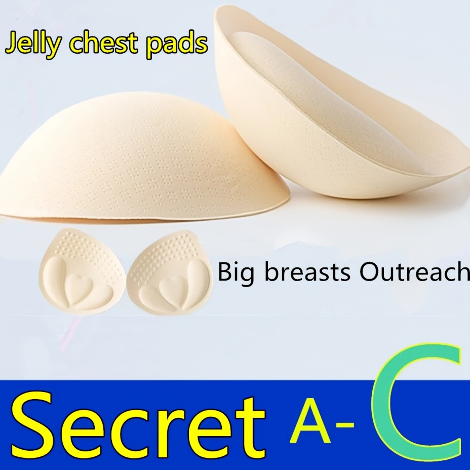Solid Bra Pads Inserts Comfy Breathable Insert Underwear Pad - Temu Canada