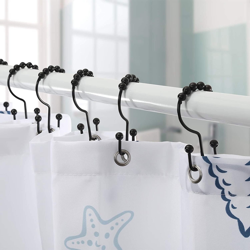 Stainless Steel Shower Curtain Hooks Rust Proof Shower Curtain Rings  Durable