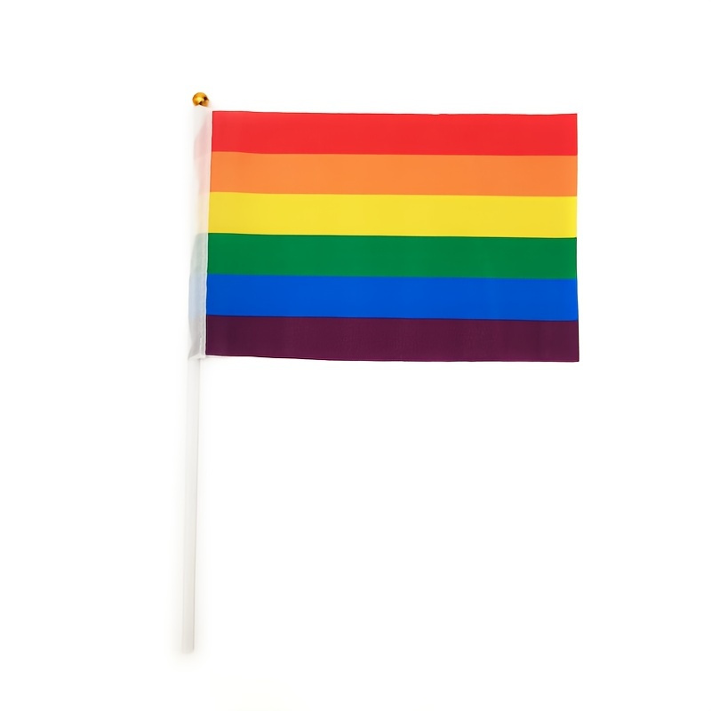 Gay Pride LGBT Subtle Rainbow Stripe Vertical Flag print | Art Board Print