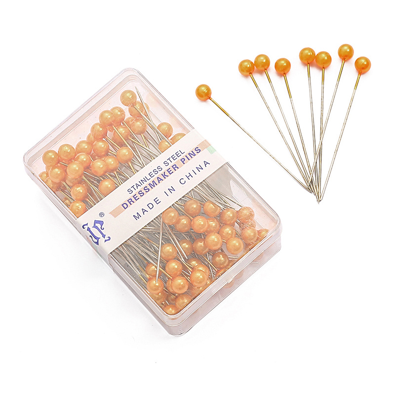 Ball Head Quilting Pins in a Flower Case 200ct - 075691043377