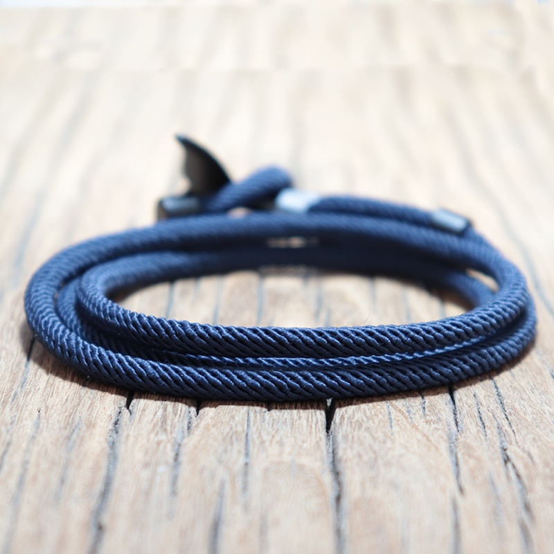 Hand Braided Whale Tail Adjustable Bracelet, Unique Design
