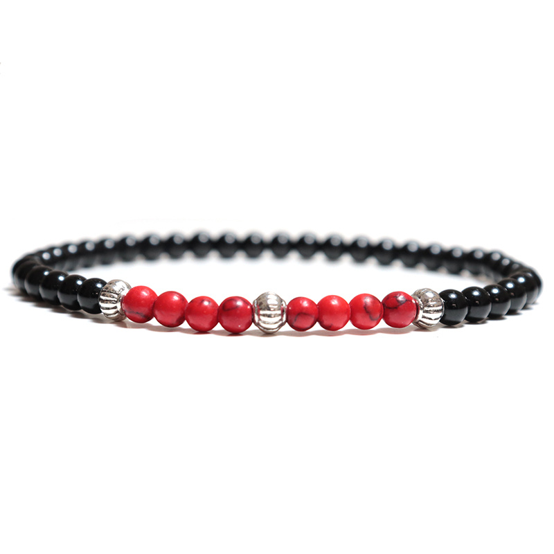 Men's Patchwork Beaded Bracelet Linkage Beads