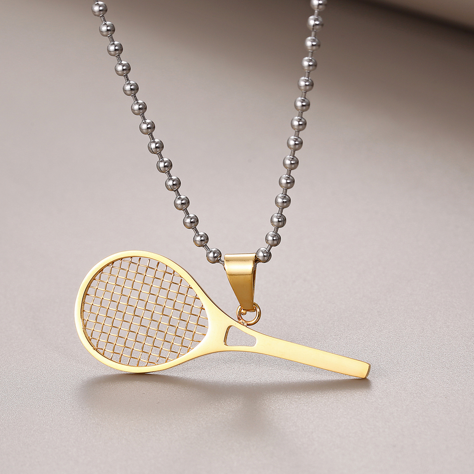 tennis racket pendant