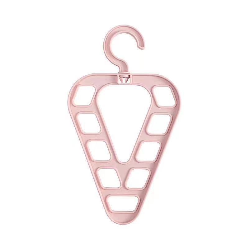 Ruby Space Triangle Multi-function Heart Hanger Link Honvenient Clothes  Store Hook Home Storage Universal Wardrobe Fold Memory - AliExpress