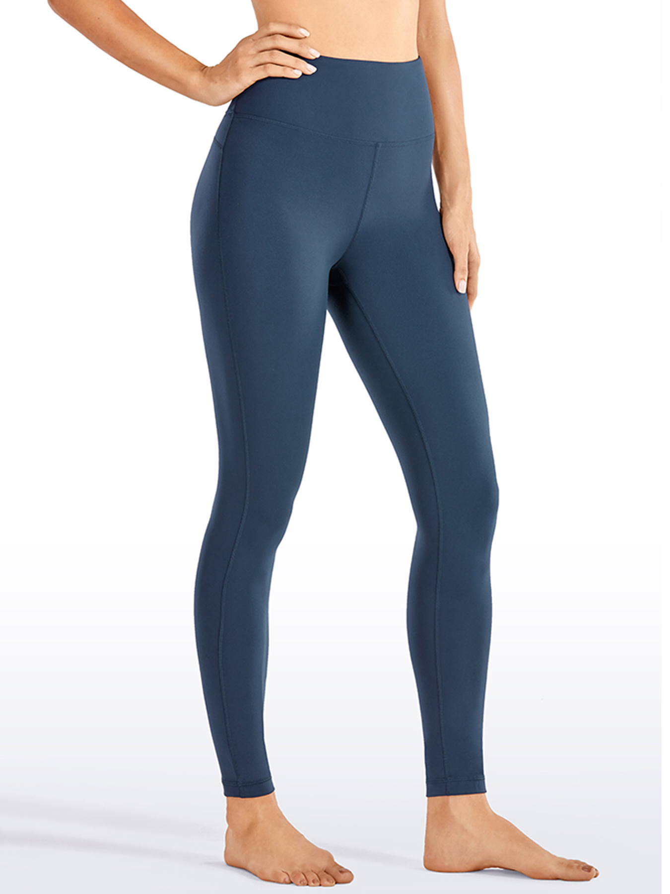 Women's Activewear: Solid Patched Pockets Yoga Leggings High - Temu