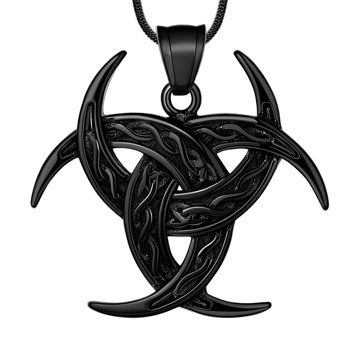 Men's Vintage Punk Fish Hook Pendant Necklace .fashion - Temu