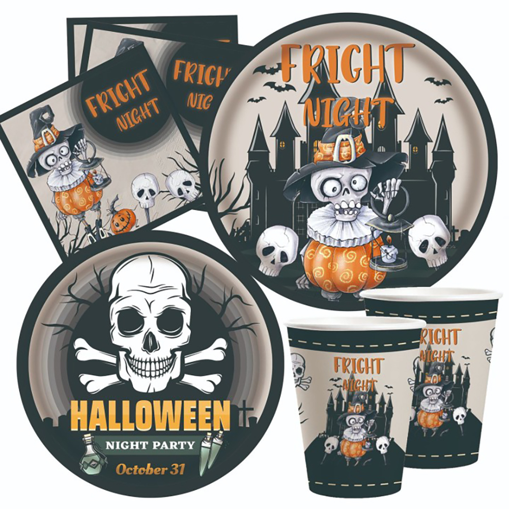 halloween-themed-disposable-paper-plate-halloween-festive-party-paper