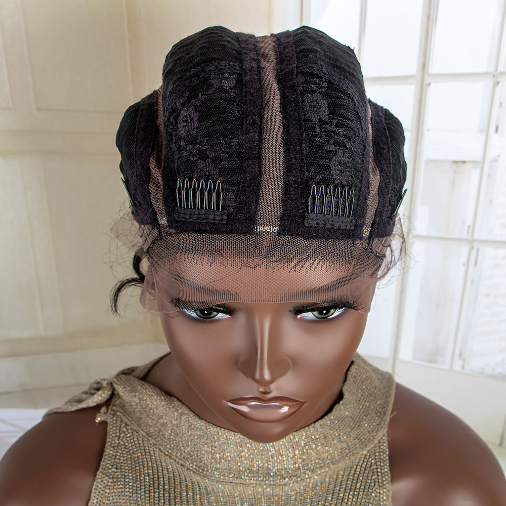 Box Braid Wigs Women Headband Braided Wig Lace Frontal Wig - Temu Canada