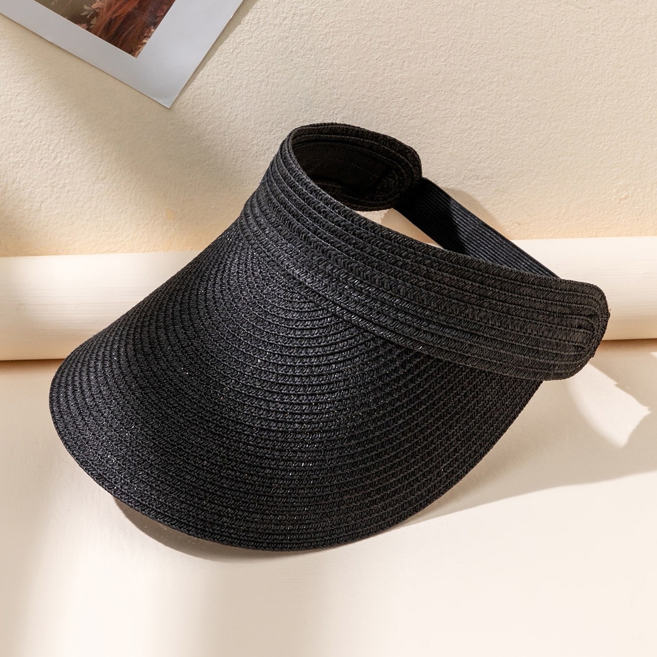 Wide Brim Straw Beach Hat for Women