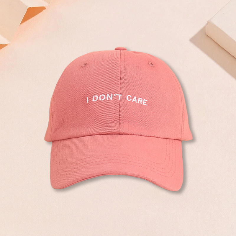 Men's 'I DON'T CARE' Embroidered Baseball Cap