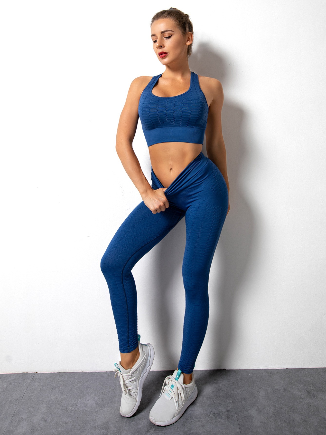 Set Women Sexy Seamless Fitness Leggins Sportswear Woman Gym Leggings Push  Up Strappy Sports Bra Set Tracksuit Clothes Y0625 From 16,34 €