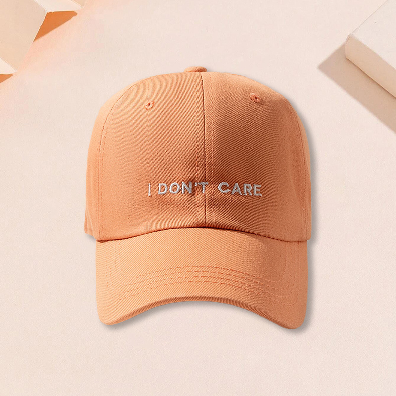 Men's 'I DON'T CARE' Embroidered Baseball Cap