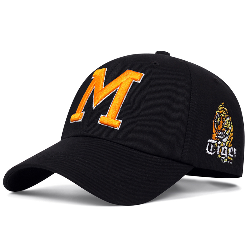 M Letter Baseball Tiger Hat For Men - Temu